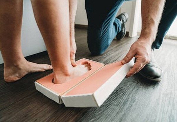 Lábtartás mérés monitoron